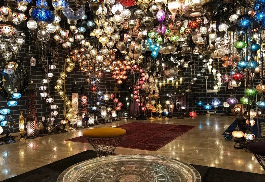 Turkish Mosaic Lamps & Chandeliers - MALLTURK