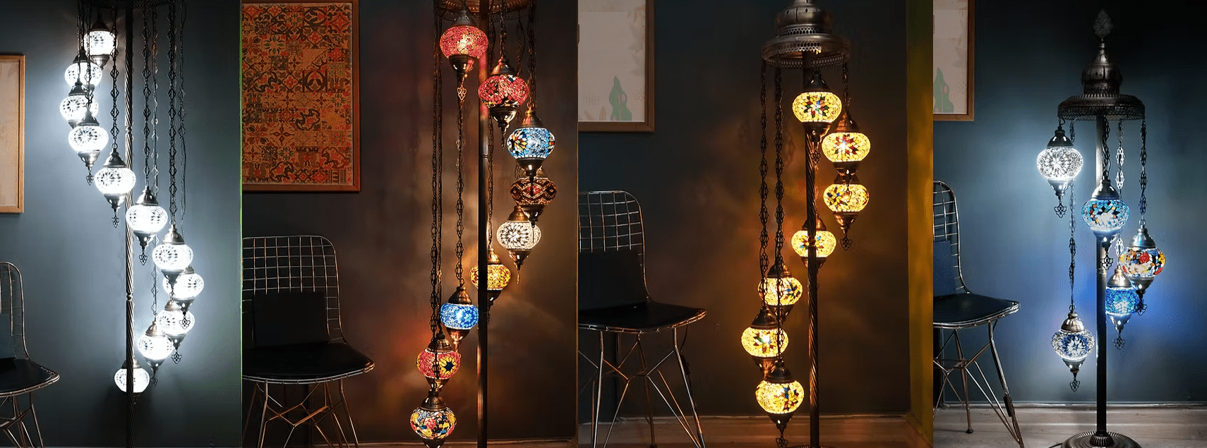 Turkish mosaic floor lamps - MALLTURK