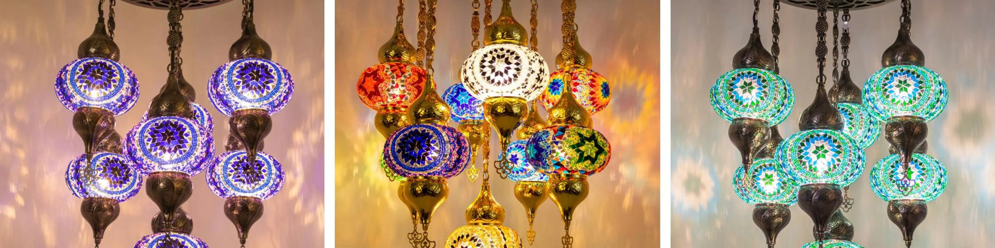 Turkish mosaic Chandelier - MALLTURK