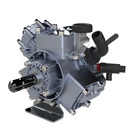 YPF0071 3-Diaphragm Double Milled (PTO) Pump - MALLTURK
