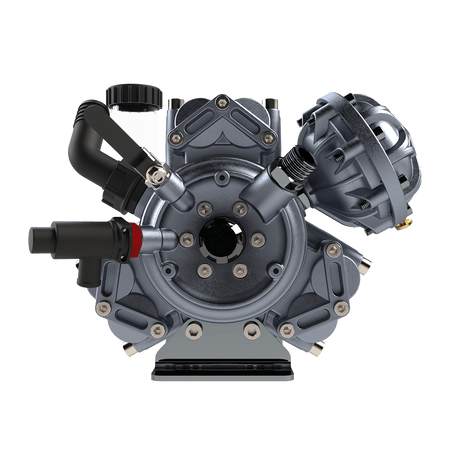 YPF0071 3-Diaphragm Double Milled (PTO) Pump - MALLTURK