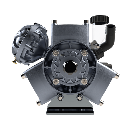 YPF0071 3-Diaphragm Double Milled (PTO) Pump - MALLTURK
