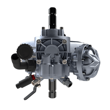 YPF0071 3-Diaphragm Double Milled (PTO) Pump - MALLTURK