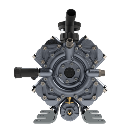 YPH0080 4-Diaphragm Standart Pressure Accumulator Pump - MALLTURK