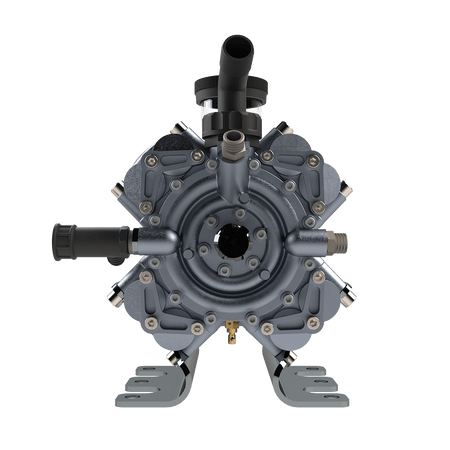YPF0080 4-Diaphragm Double-Milled PTO Pump - MALLTURK