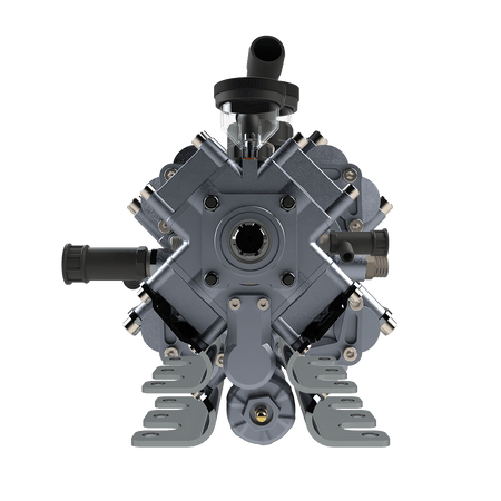 YPHT080 4-Diaphragm Turbo Pressure Accumulator Pump - MALLTURK