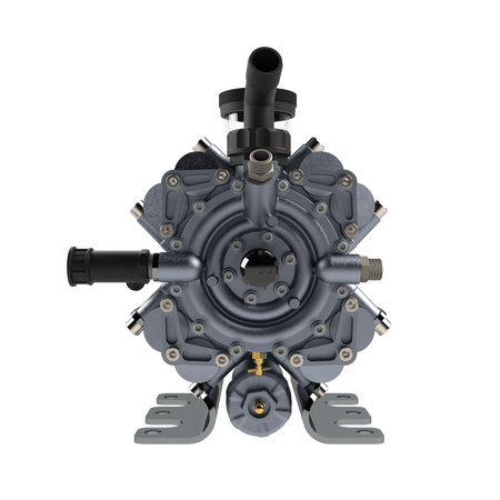 YPHF080 4-Diaphragm Double-Milled Pressure Accumulator Pump - MALLTURK