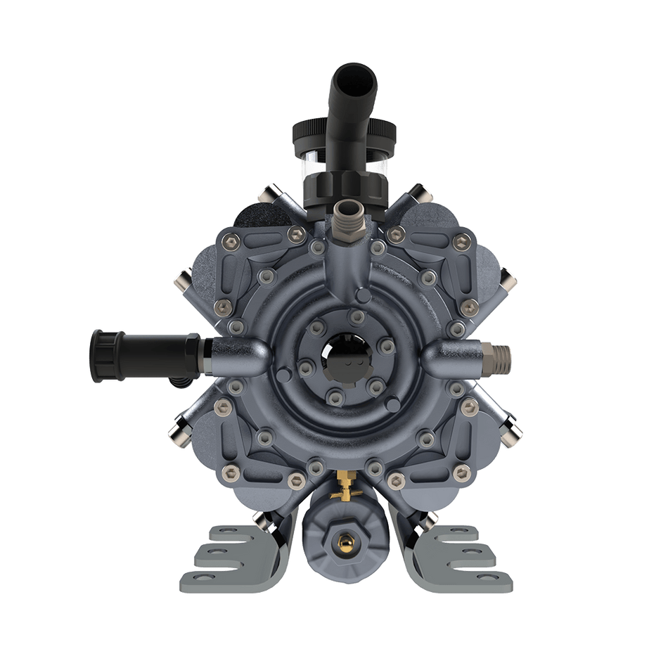 YPHF080 4-Diaphragm Double-Milled Pressure Accumulator Pump - MALLTURK