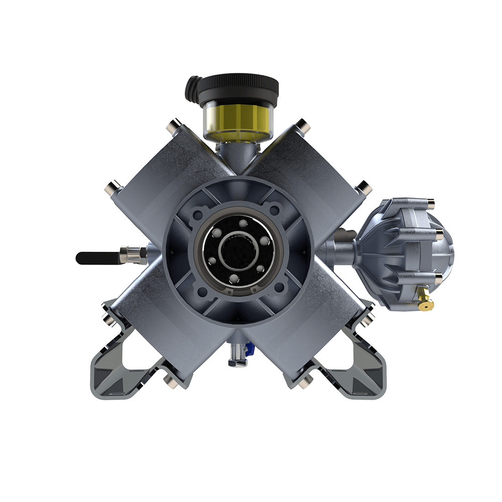 YPIF081 4-Diaphragm Internal-MilledPump - MALLTURK