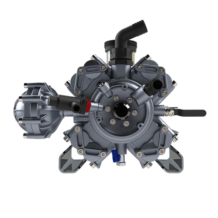 YPF0081 4-Diaphragm Double-Milled PTO Pump - MALLTURK