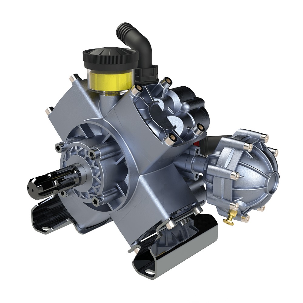 YPF0081 4-Diaphragm Double-Milled PTO Pump - MALLTURK