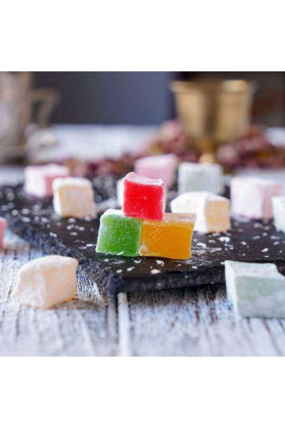 Yeni Ugur Fruit Flavored Assorted Turkish Delight 1 kg - MALLTURK