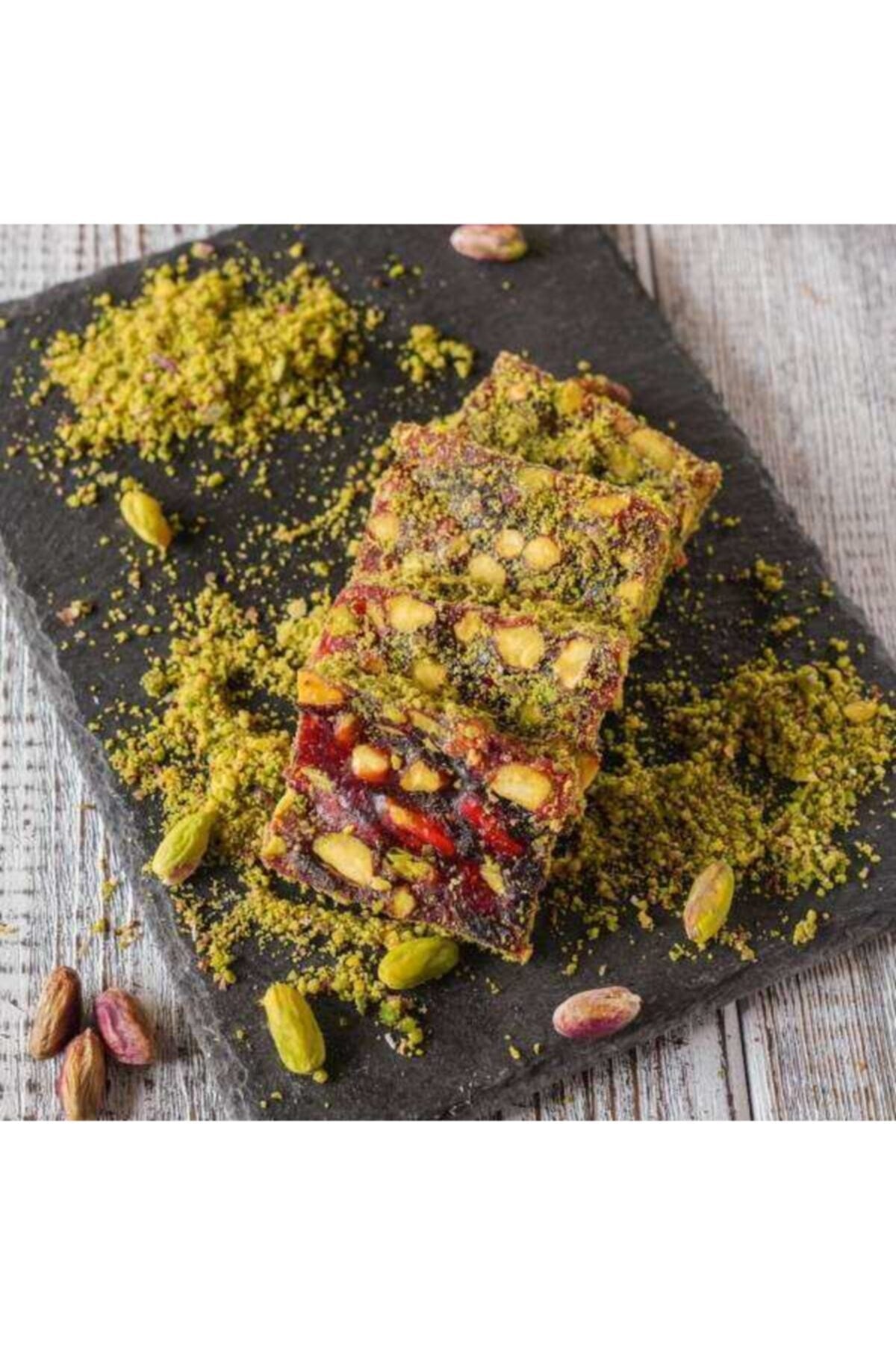 Yeni Ugur goncagul Turkish Delight Pomegranate Flavored and Pistachio 500 g - MALLTURK