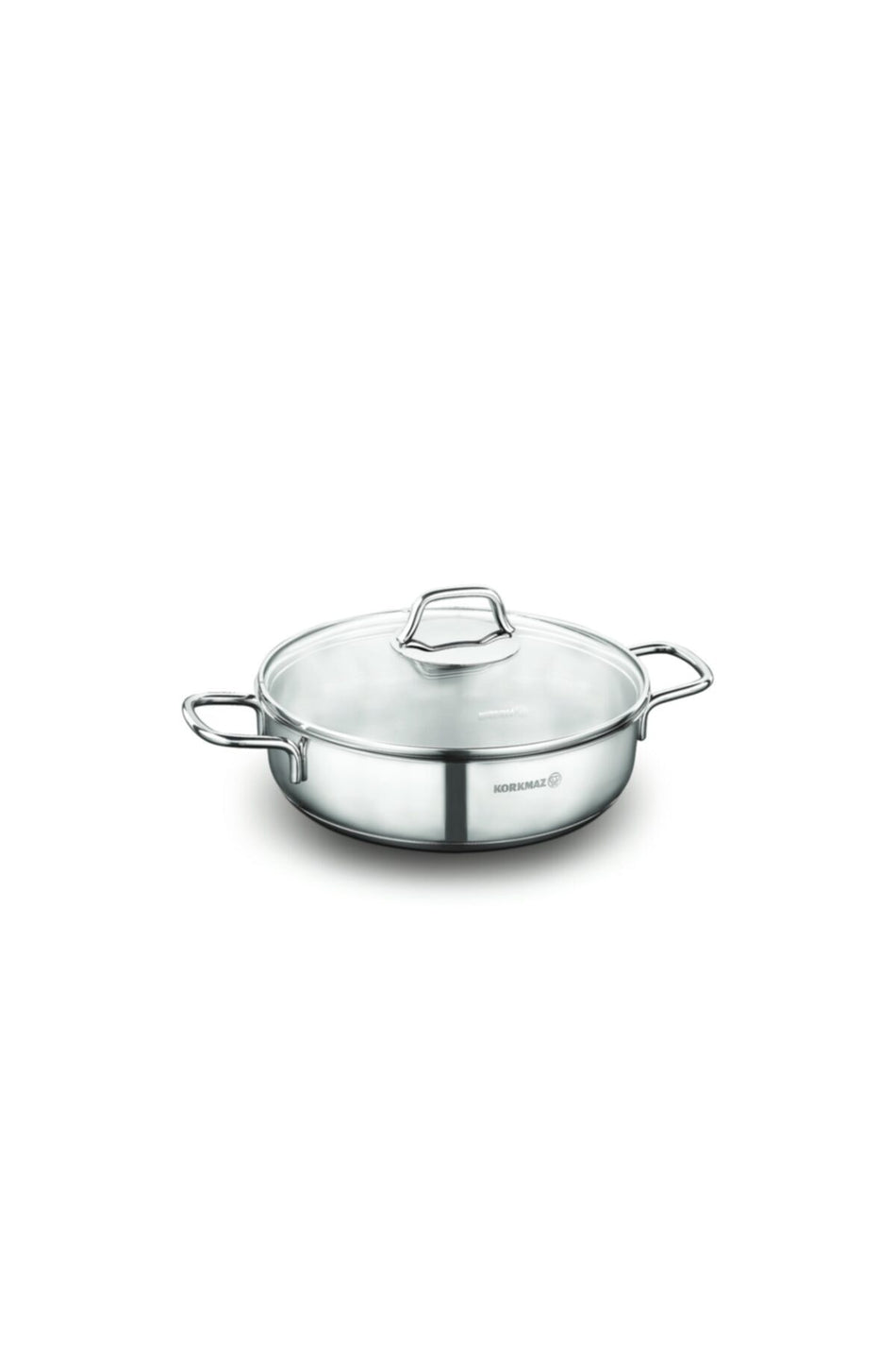 KORKMAZ Perla Shallow Pot 26*7