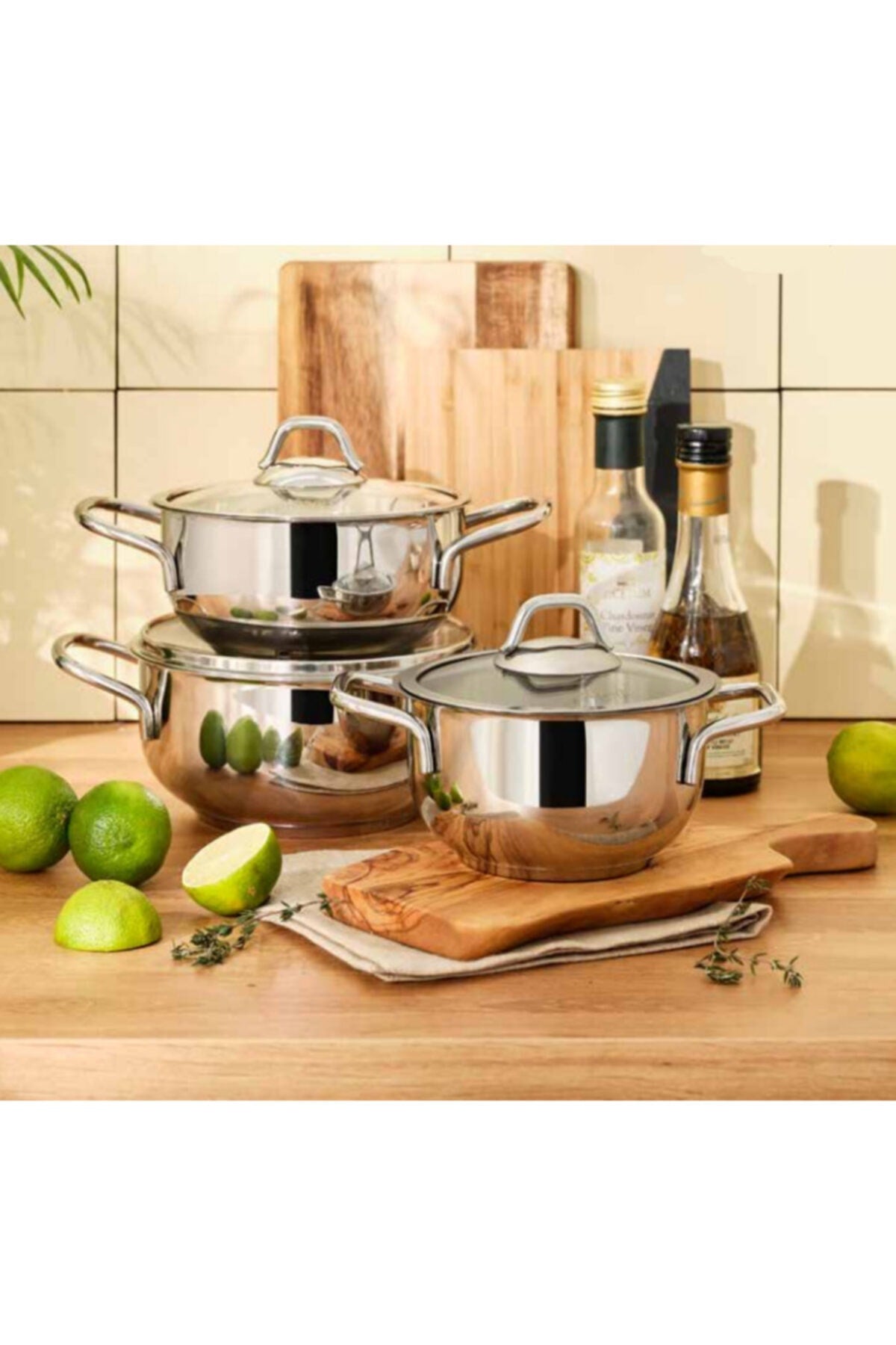 Emsan Rumeli 6 Piece Midi Cookware Set - MALLTURK