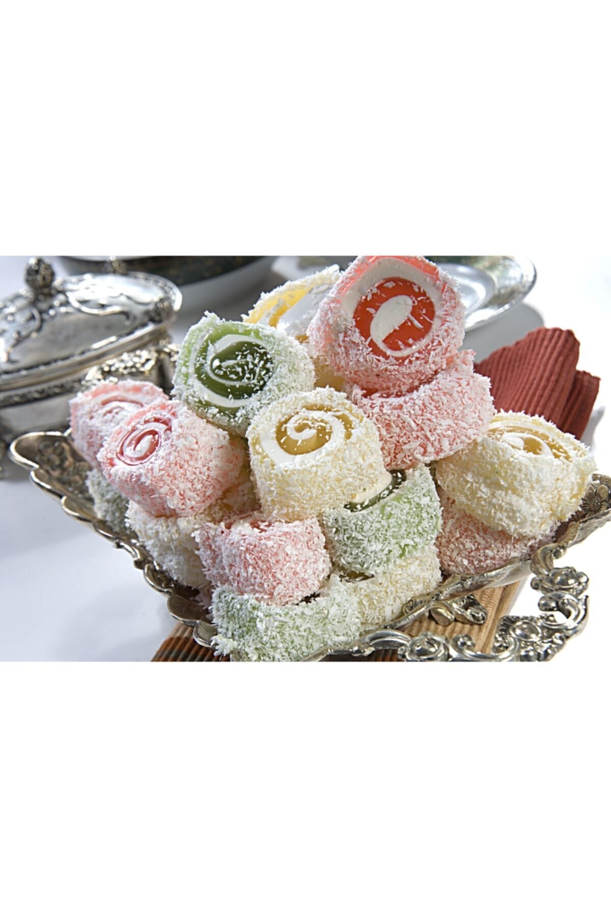 Balseker Mixed Fruit pralinli Rolled Turkish Delight 3 kg - MALLTURK