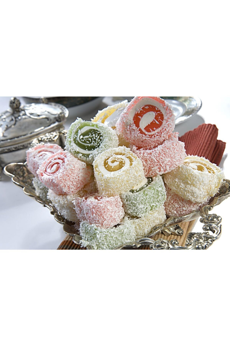 Balseker Mixed Fruit pralinli Rolled Turkish Delight 3 kg - MALLTURK