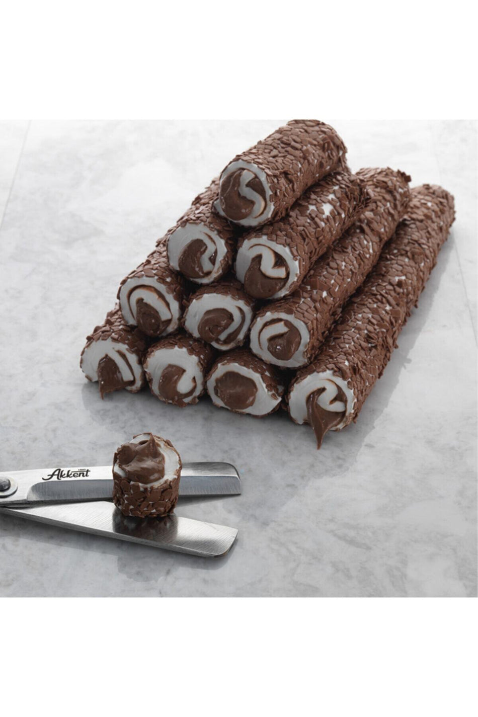 Akkent 1860 Sultan Style Chocolate Milk cikolata parcacikli Turkish Delight 450 g - MALLTURK