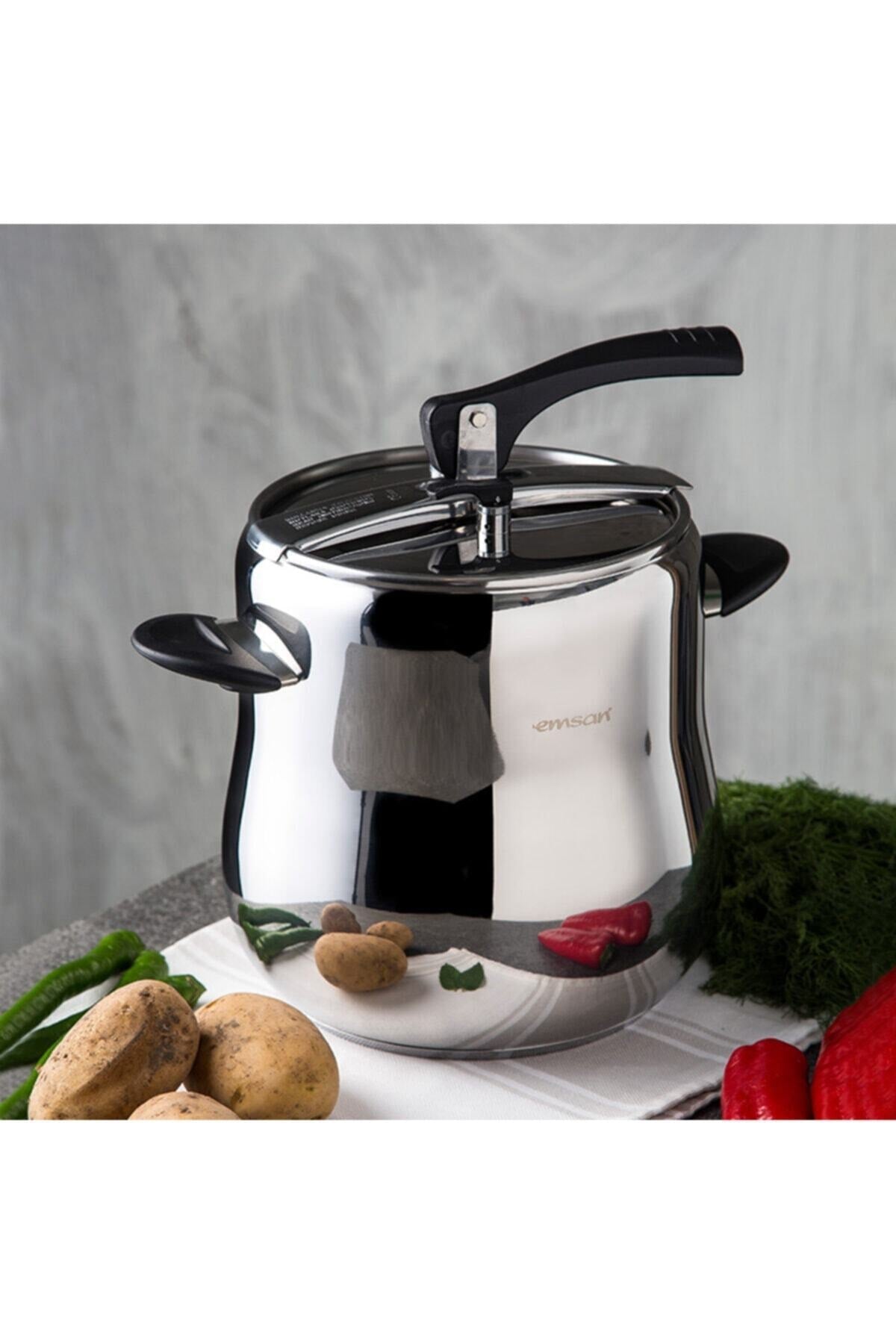 Emsan Burcu Stainless Steel Pressure Cooker 10 Lt - MALLTURK