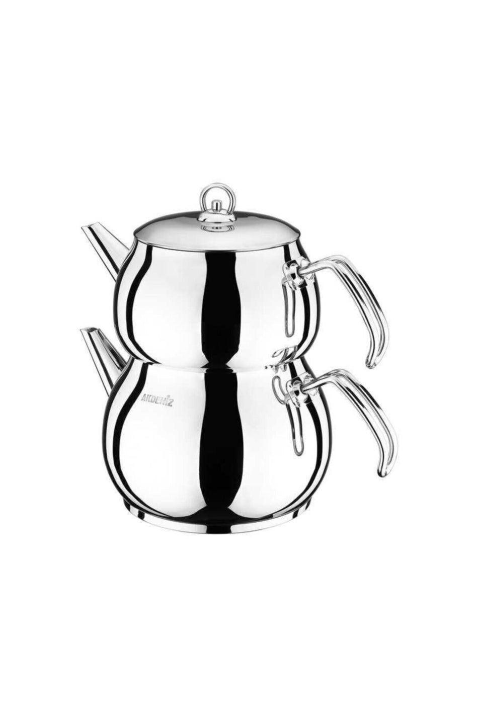 Akdeniz Sphere Metal Handle Teapot Set 1.10lt.-1.75lt.