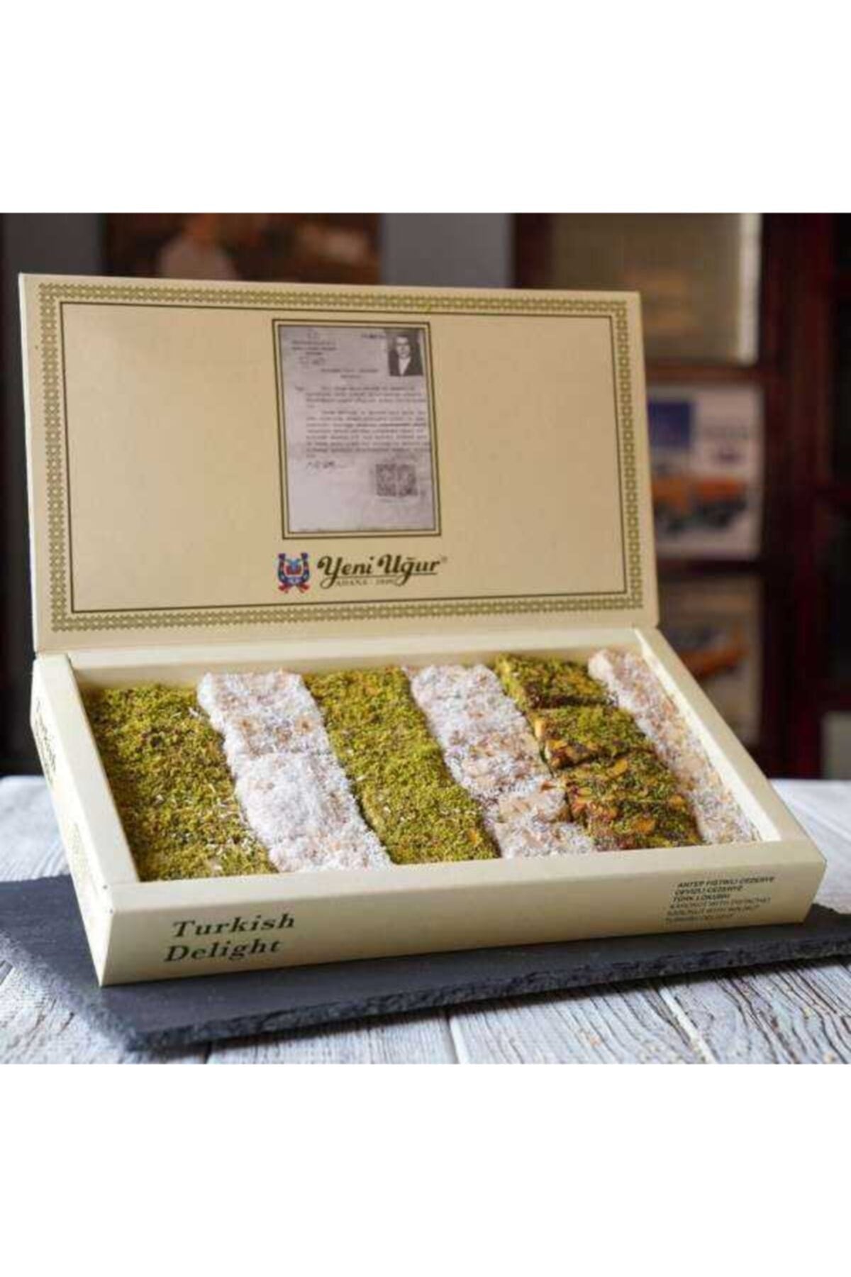 Yeni Ugur lux Assorted Turkish Delight 500 g - MALLTURK
