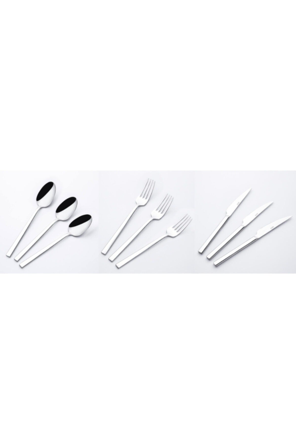 Nehir dalyan 6 Place Setting tatli Serving Utensil Set 18 Piece - MALLTURK