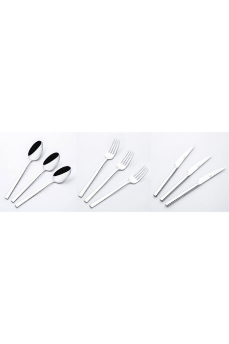 Nehir dalyan 6 Place Setting tatli Serving Utensil Set 18 Piece - MALLTURK