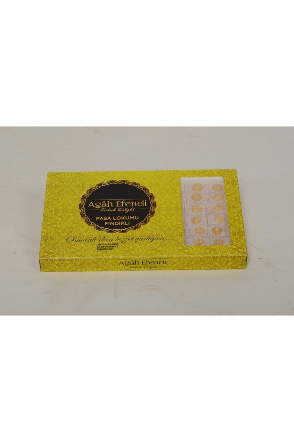 AGAH efendi pasa Hazelnut Turkish Delight 800 g - MALLTURK