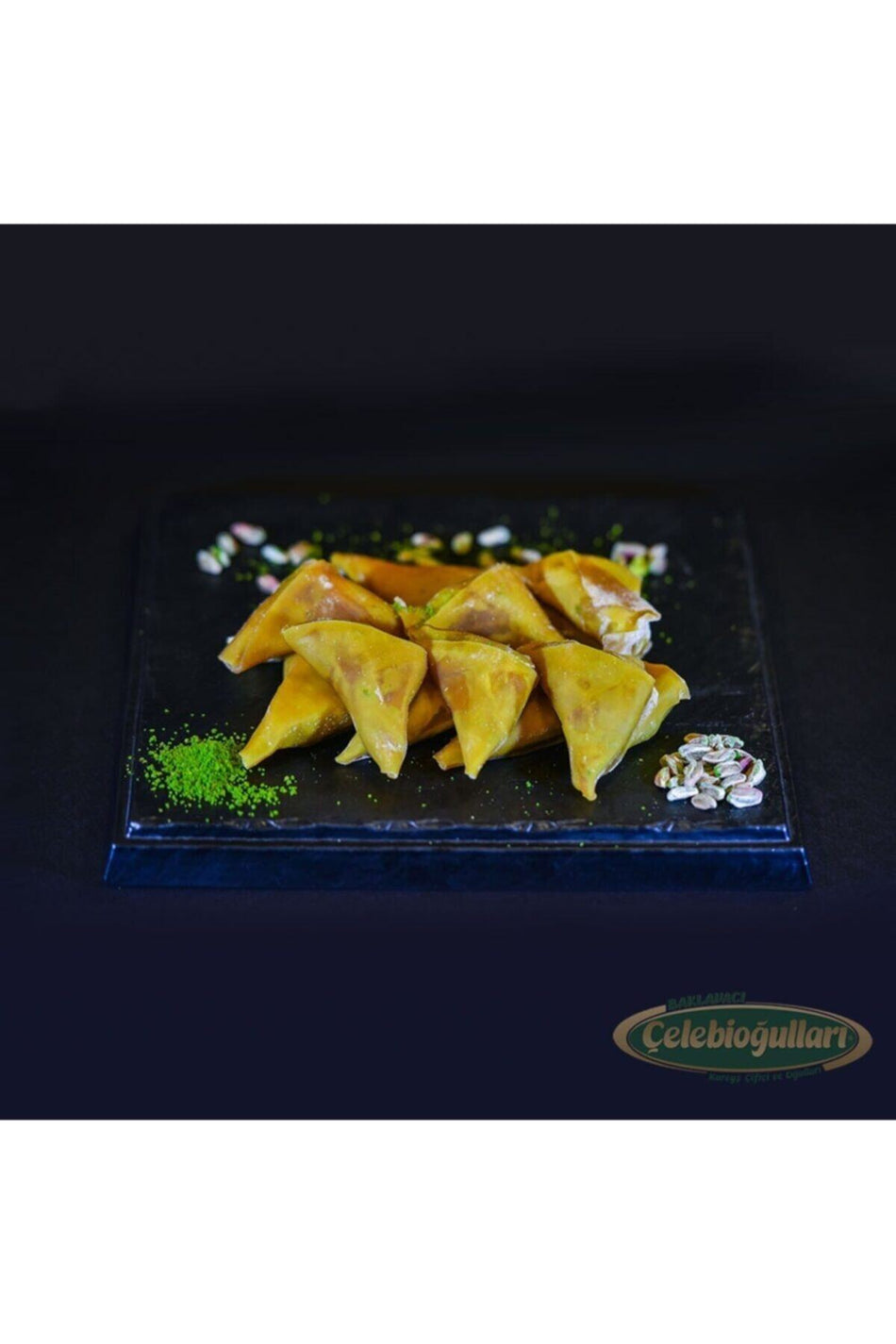 baklavaci celebiogullari Pistachio ozel Triangle 1 kg - MALLTURK