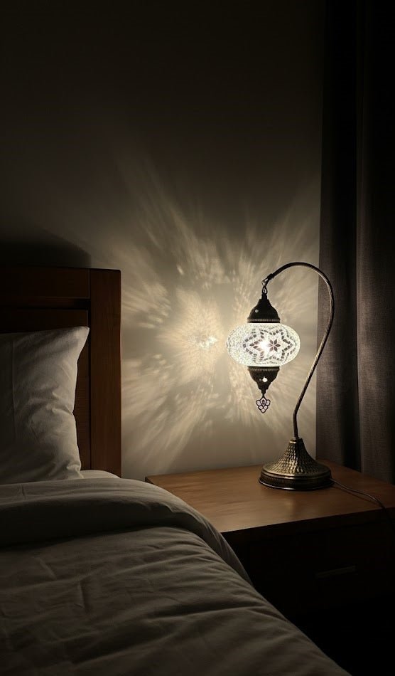 Table lamp, bedside table, bedside lighting, Turkish lamp night light - MALLTURK