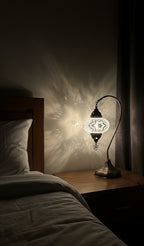 Table lamp, bedside table, bedside lighting, Turkish lamp night light