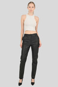 100% Genuine leather women's trousers