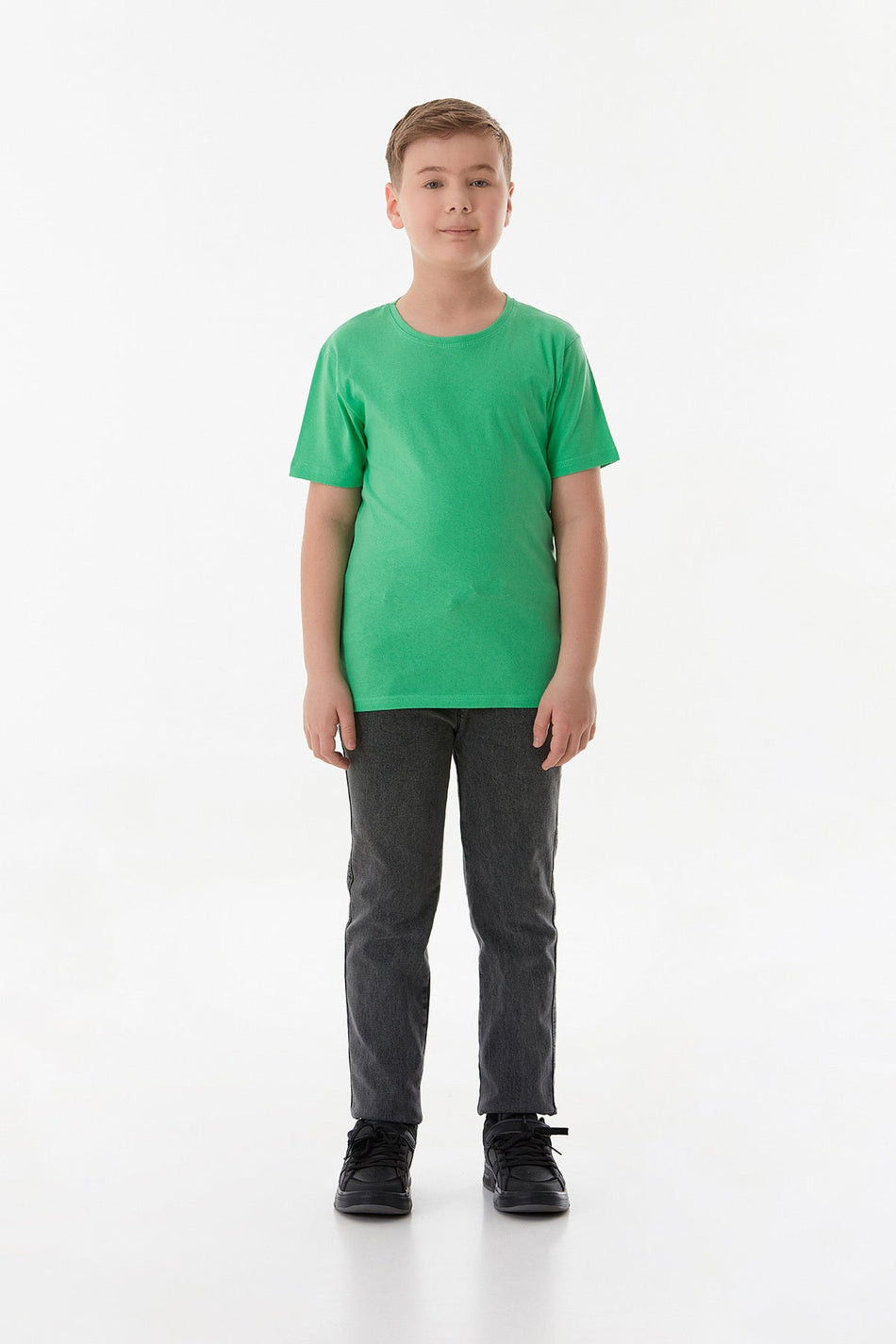 100% Cotton Back Anime Printed Boys' T-Shirt - MALLTURK