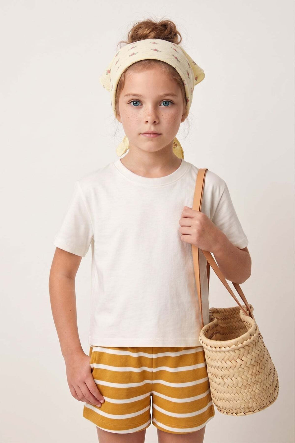 100% Cotton Basic Casual Girls' T-Shirt - MALLTURK