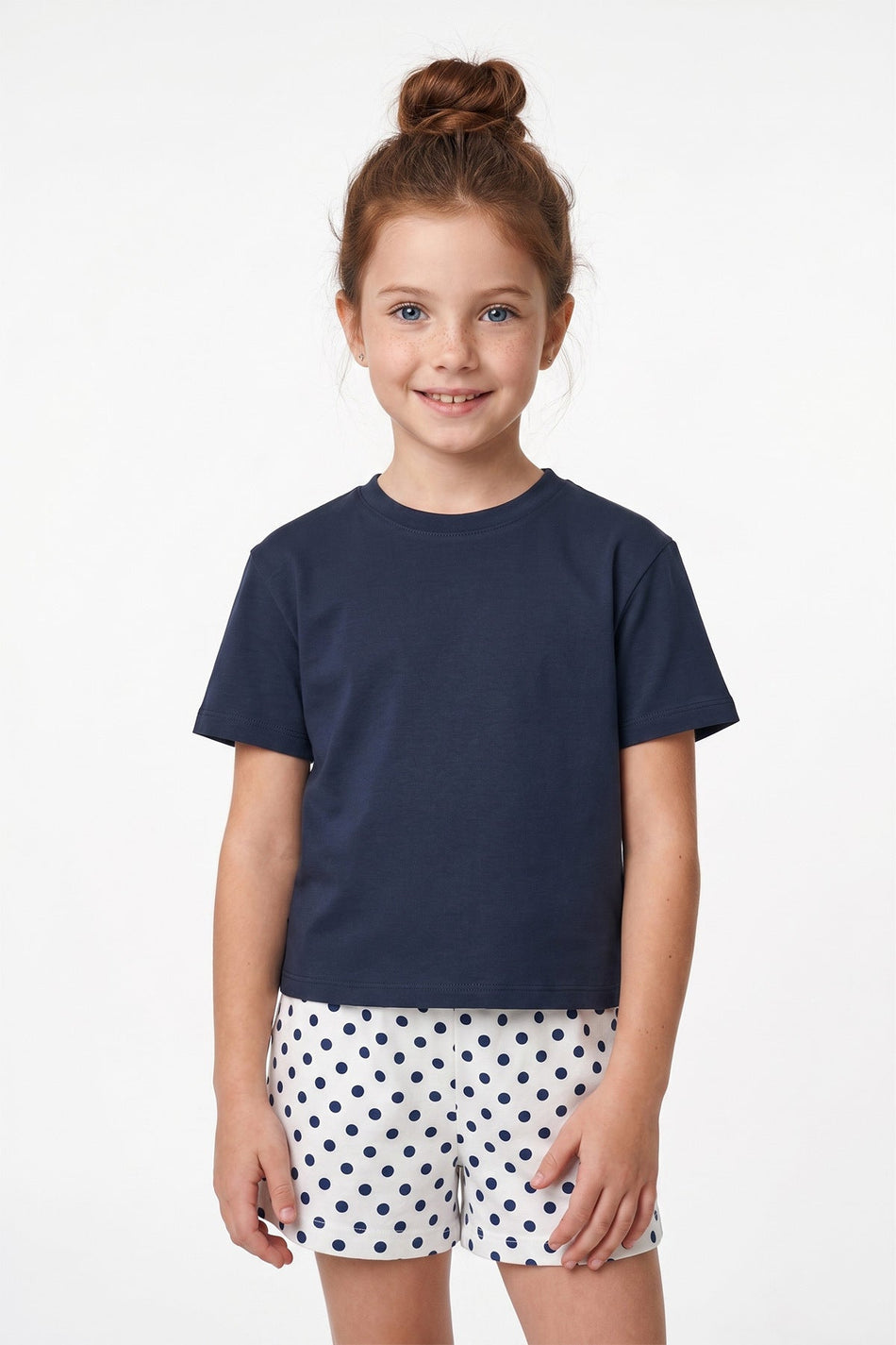 100% Cotton Basic Casual Girls' T-Shirt - MALLTURK