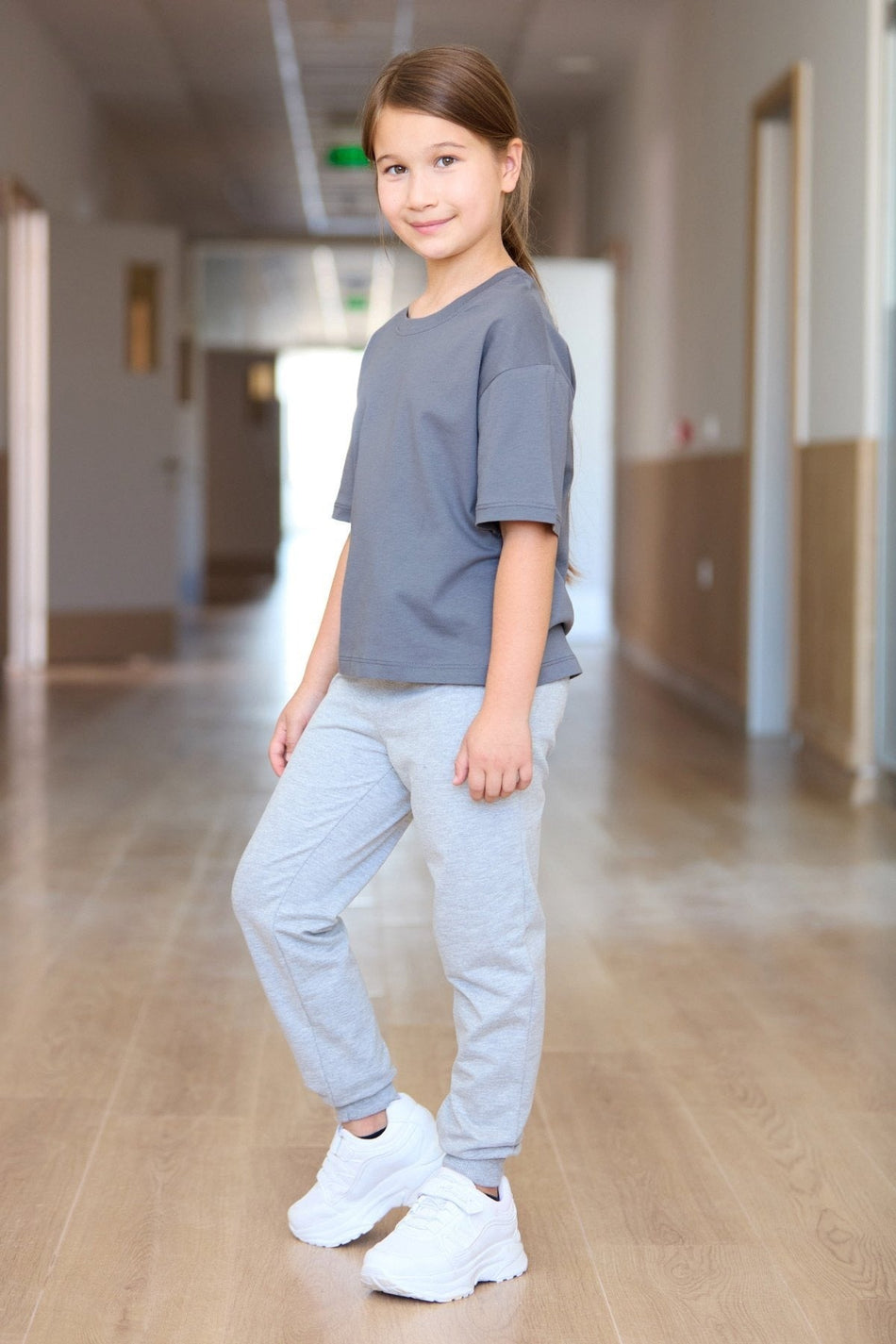 100% Cotton Basic Girl's T-Shirt - MALLTURK