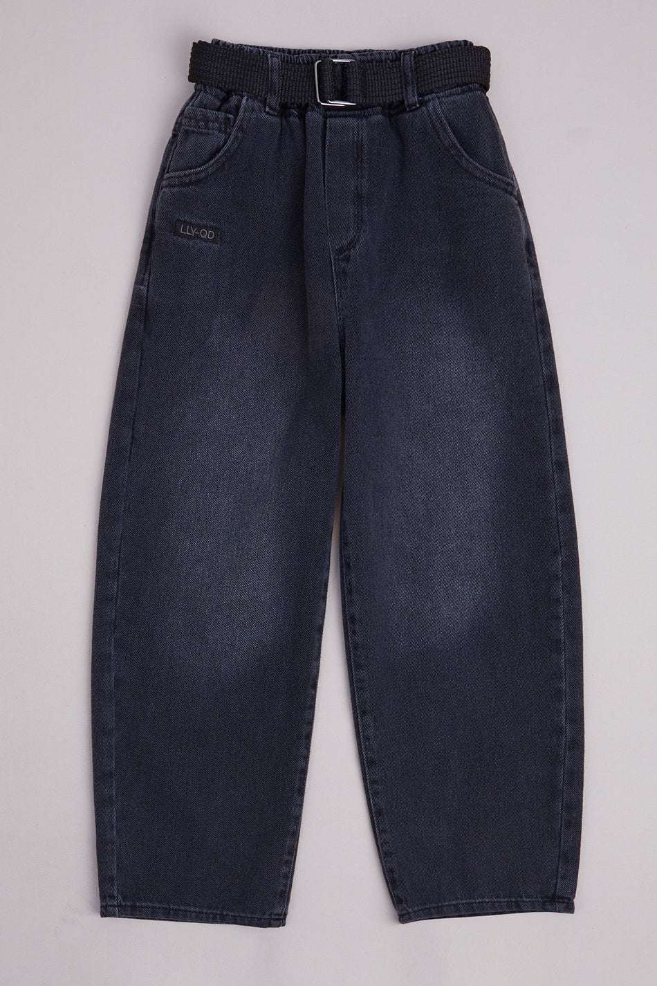 100% Cotton Belted Boys' Baggy Trousers - MALLTURK