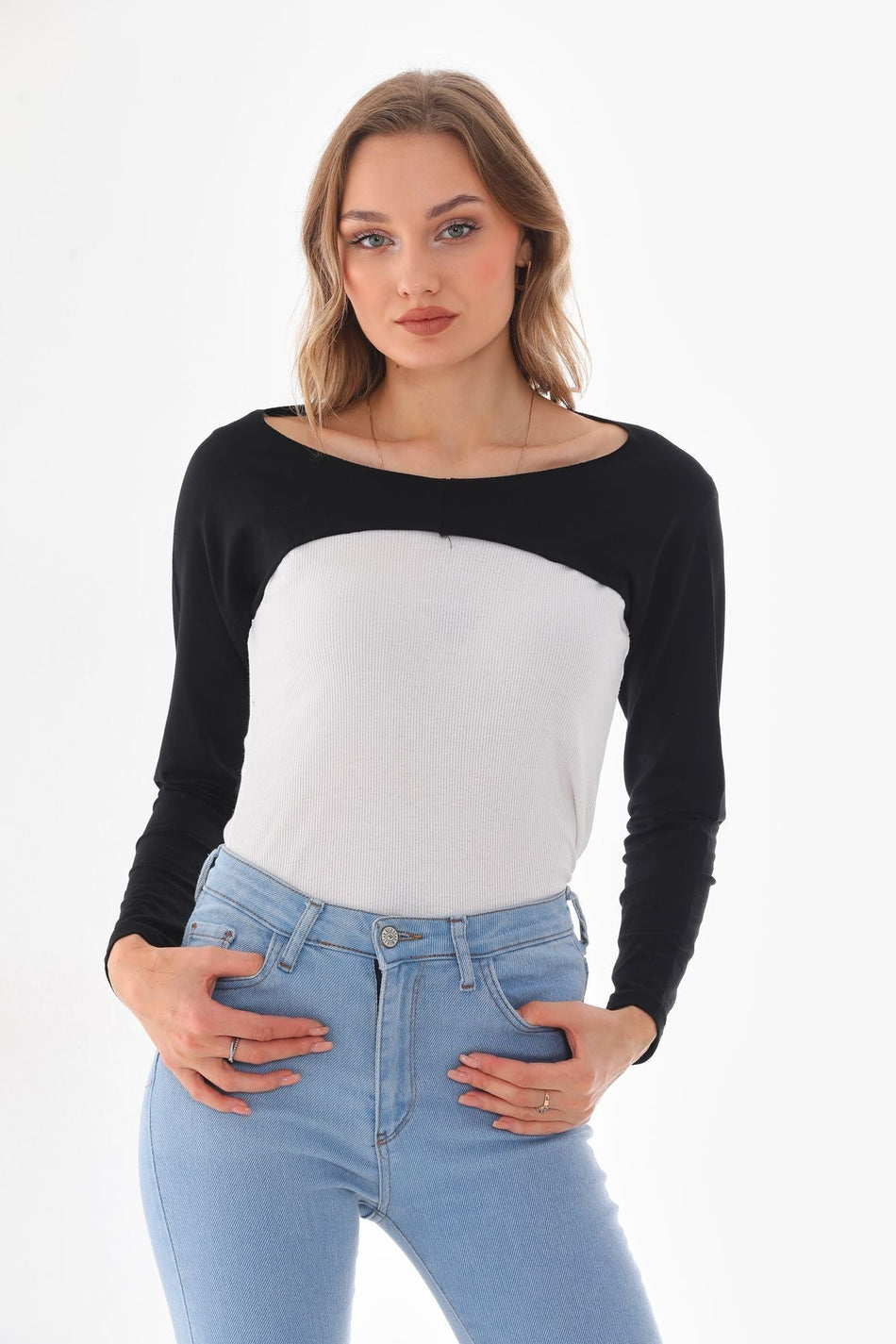 100% COTTON Crop Long Sleeve Neck Collar Hijab Arm Collar Neck Collar - MALLTURK