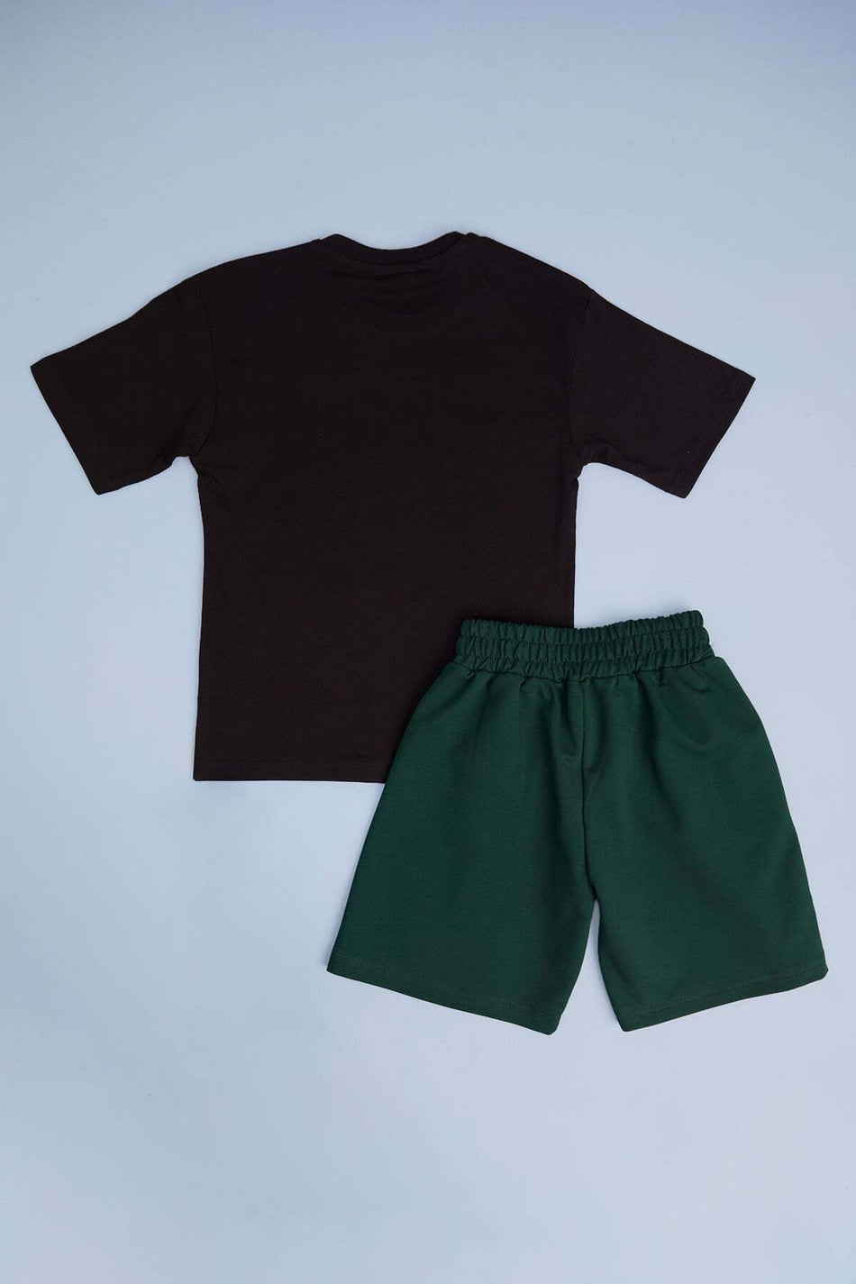 100% Cotton Number and Text Printed Boys' 2-Piece Set - MALLTURK