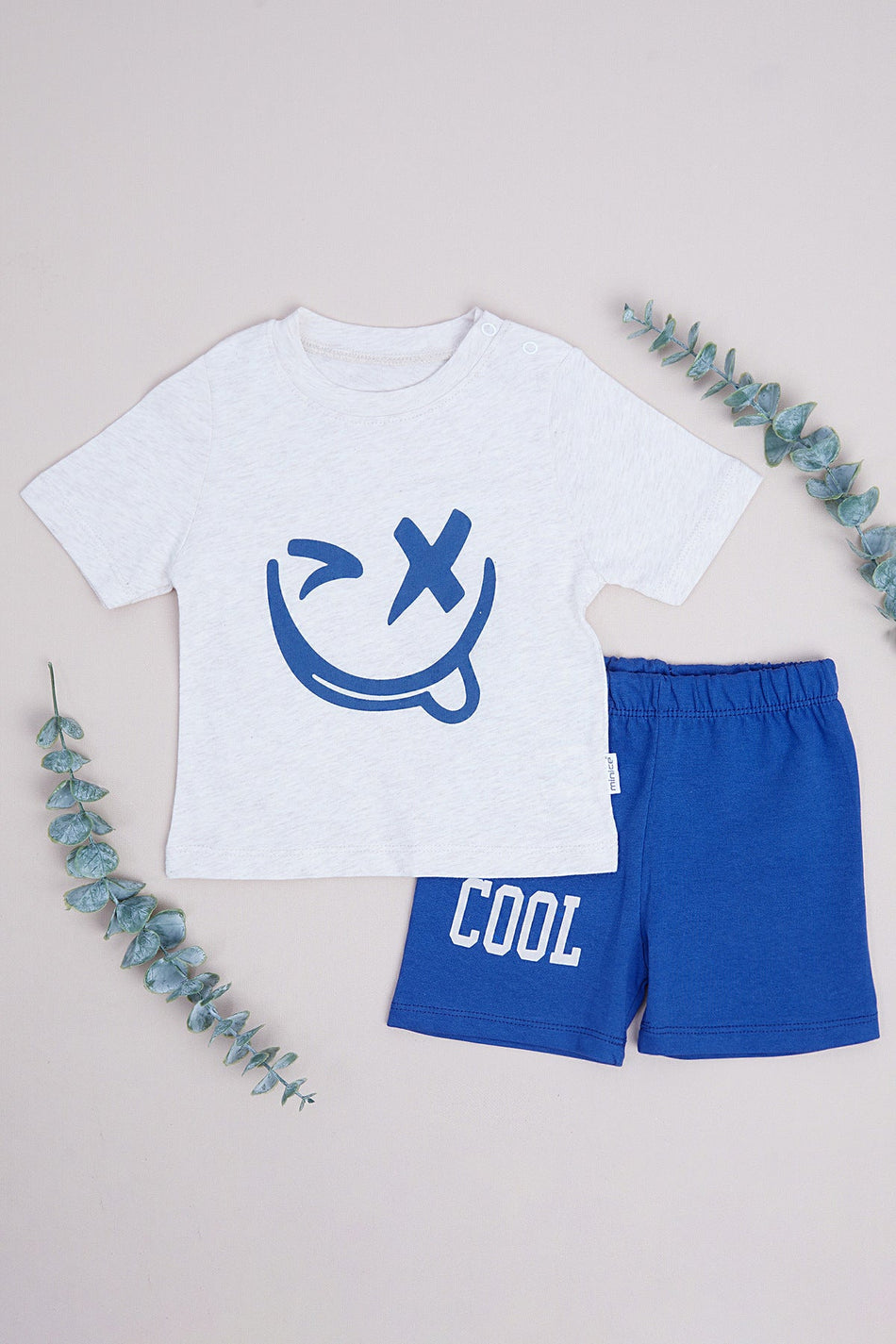 100% Cotton Printed Boys' 2-Piece Set - MALLTURK
