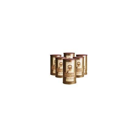 Kurukahveci Mehmet Efendi Turkish Coffee 500 gr Tin Can 6-Pack Traditional Taste and Freshness - MALLTURK