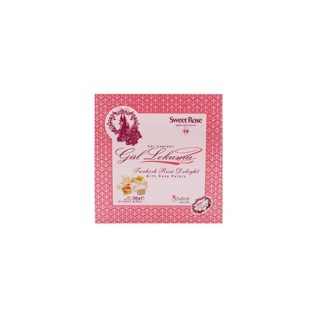 Rosense Rose Turkish Delight with Rose Petals 250 gr - MALLTURK