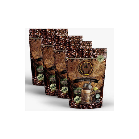 Historical Adiyaman Coffee Shop Tak Ottoman Coffee 4 Pack - MALLTURK