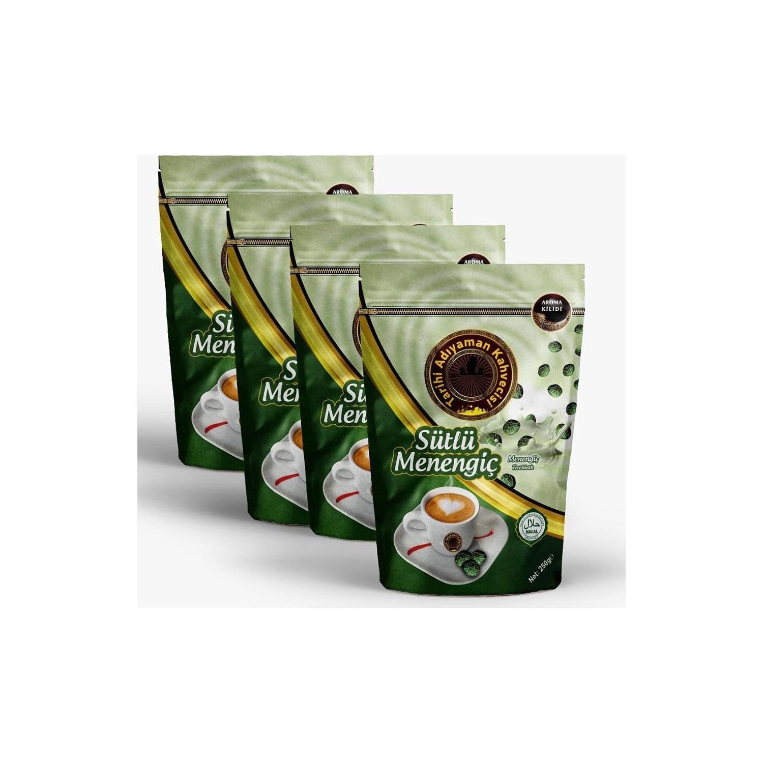 Historical Adiyaman Coffee House - Historical Adiyaman Coffee Milk with menengic (250 gr) - 4 Packs - MALLTURK