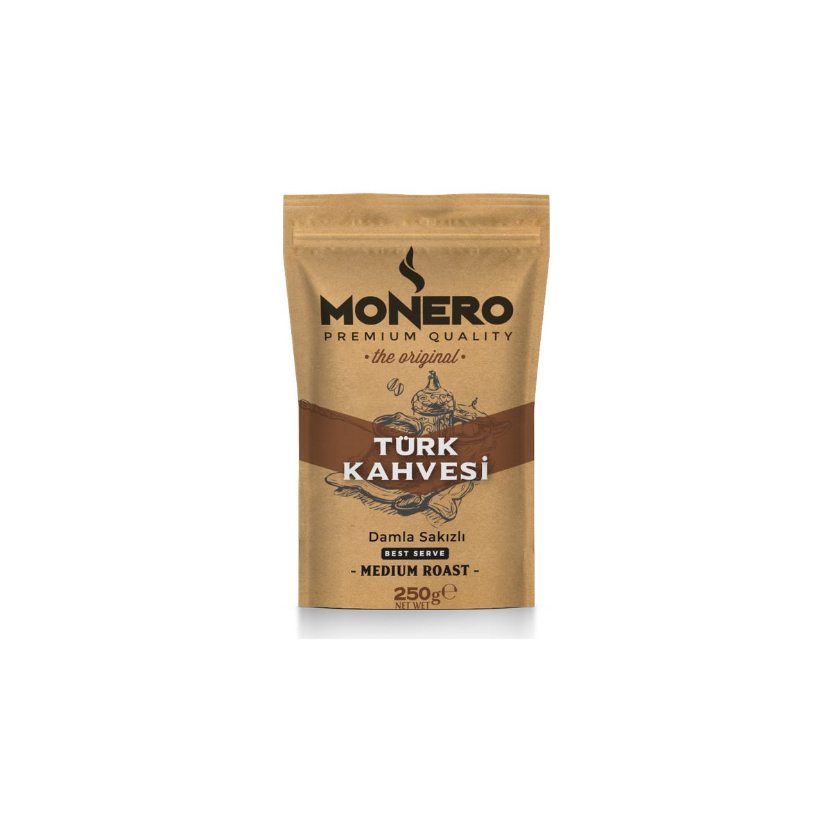 Monero Mastic Flavored Turkish Coffee 250 gr - MALLTURK