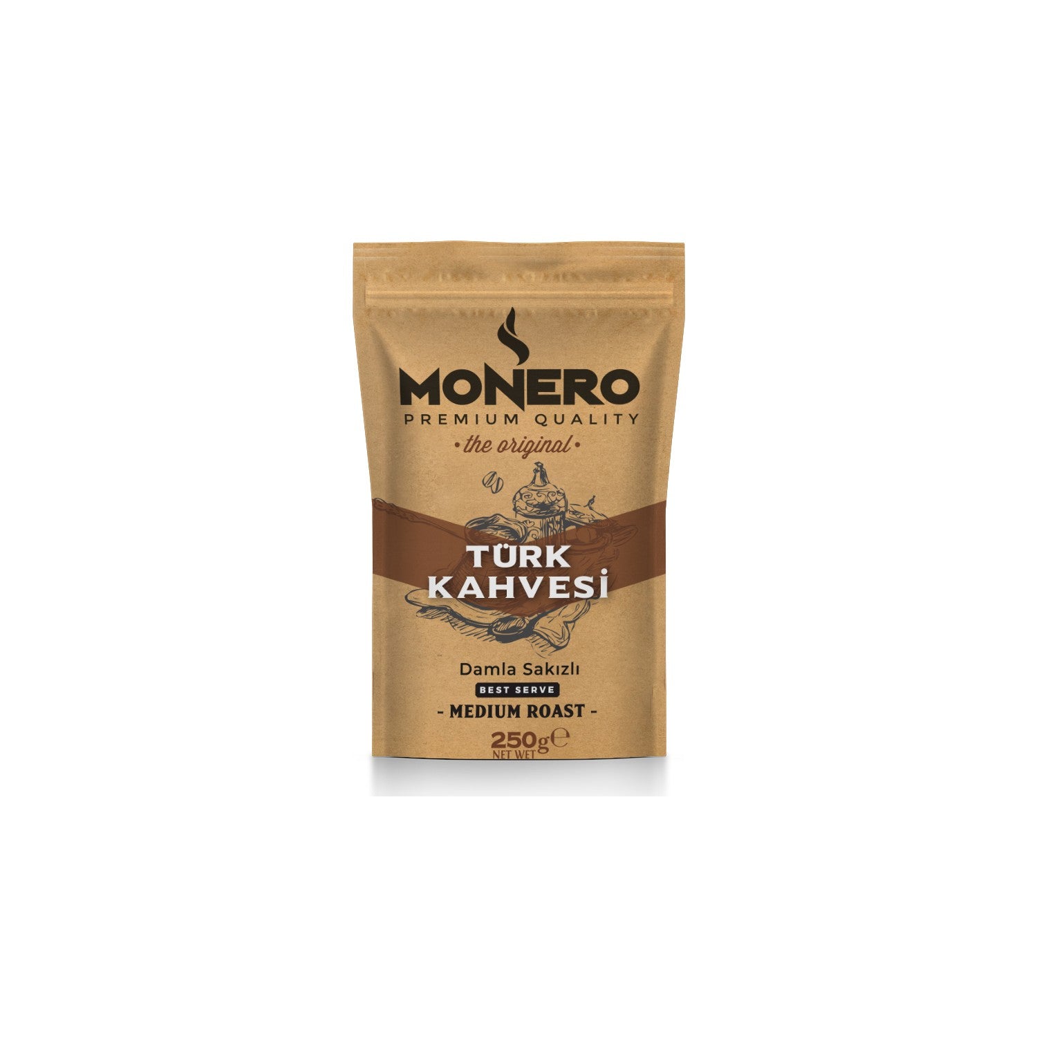 Monero Mastic Flavored Turkish Coffee 250 gr - MALLTURK