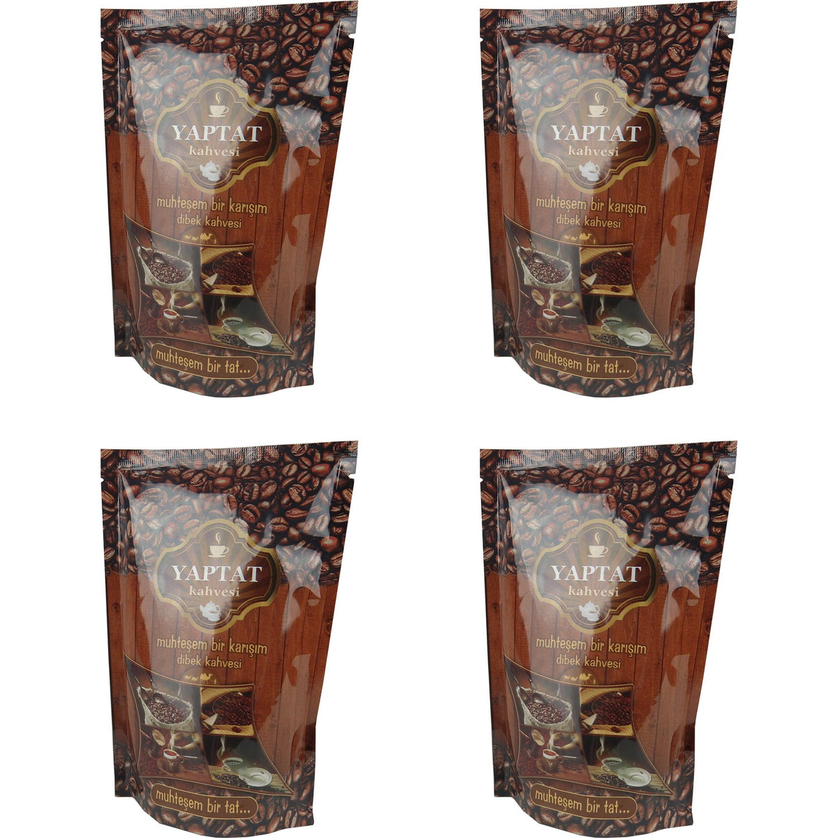 Yaptat Adiyaman Turkish Coffee - 200g - Pack of 4 - Pure Coffee - MALLTURK