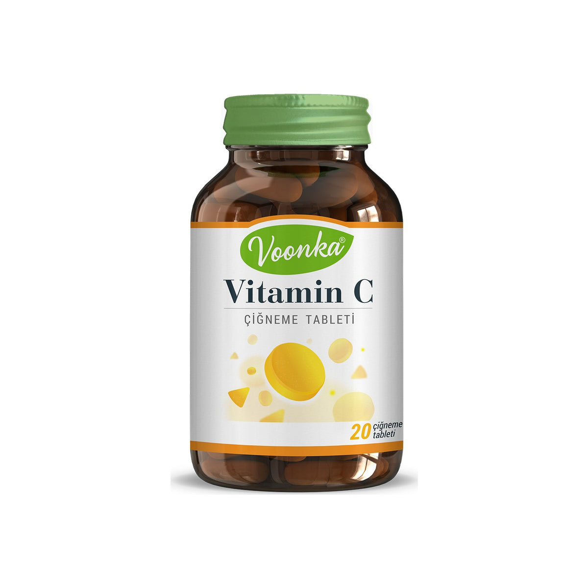 Voonka Vitamin C Chewable Tablets 20 Tablets - MALLTURK
