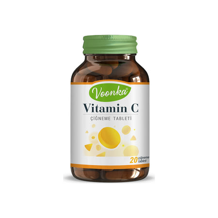 Voonka Vitamin C Chewable Tablets 20 Tablets - MALLTURK