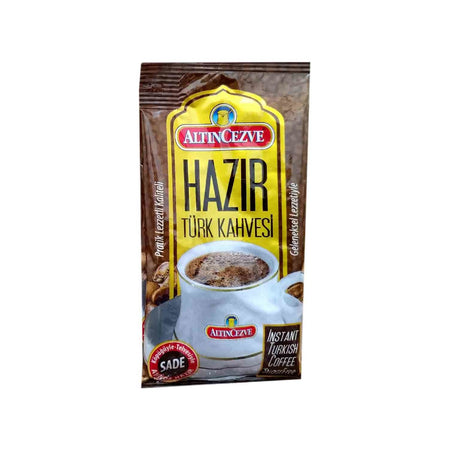 Altincezve Ready-to-Eat Turkish Coffee Plain 7 gr x 20 Packs - MALLTURK
